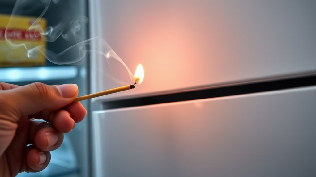 use smoke to detect leaks