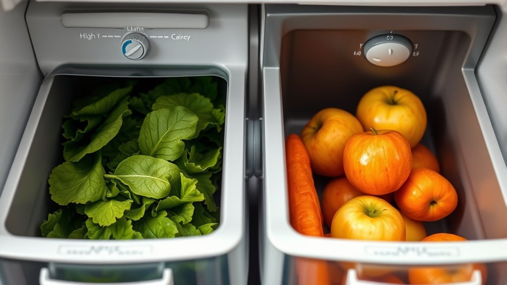 adjusting moisture and airflow