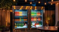 dual zone outdoor beverage chillers