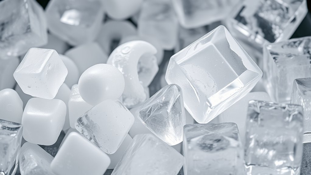 elegant durable clear ice