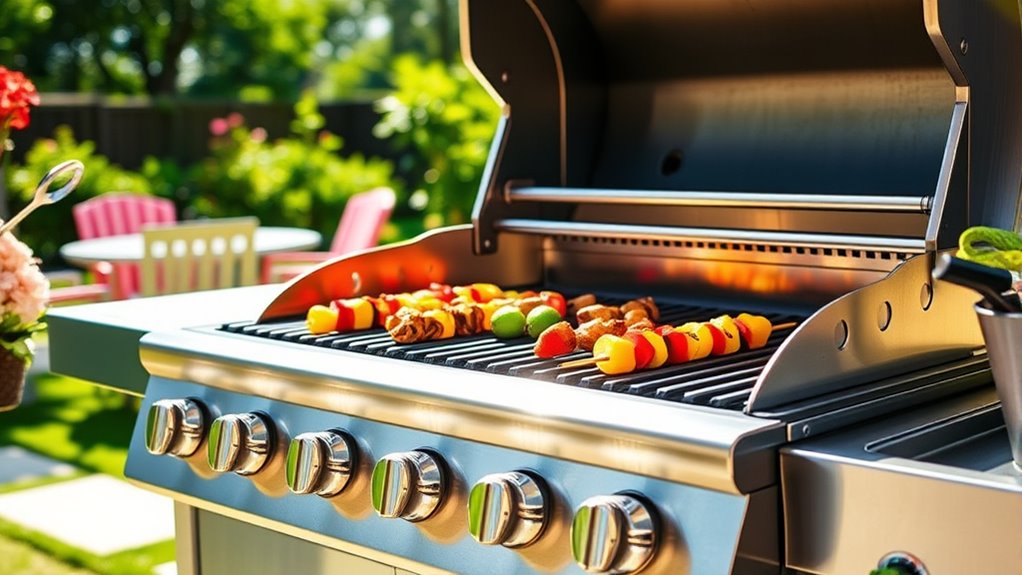 grill size and safety