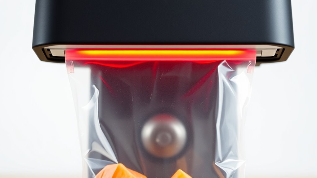 heat bars create airtight seals