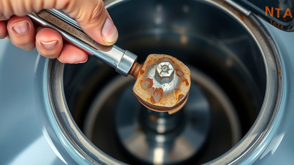inspect and replace anode