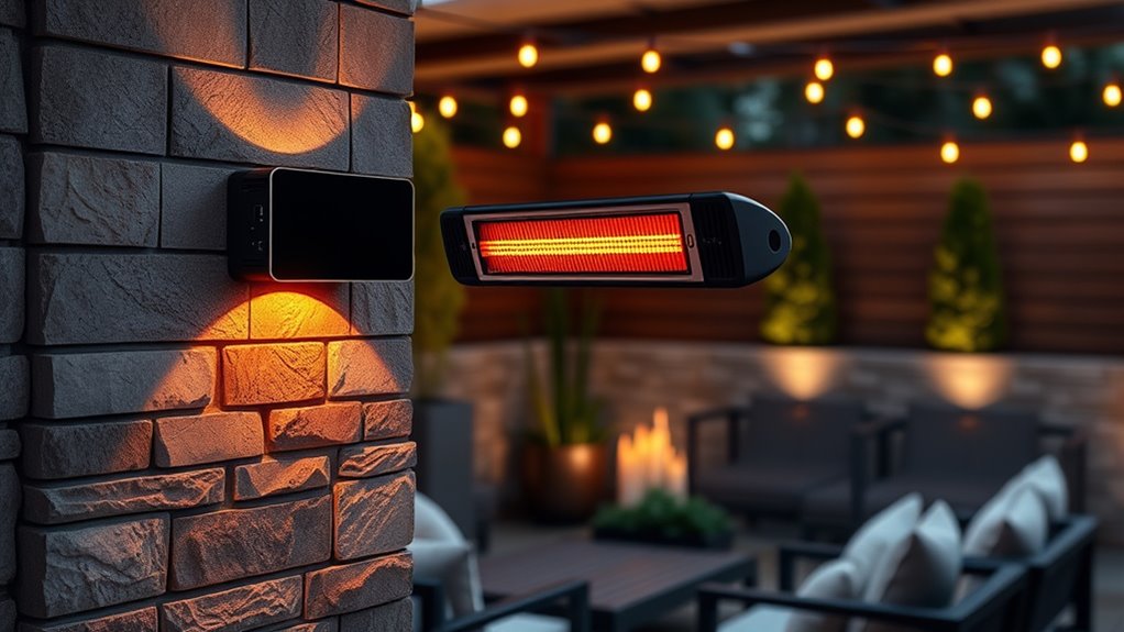 key patio heater features