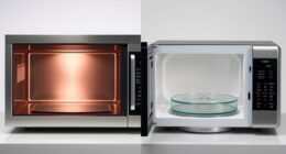 microwave types flatbed vs turntable
