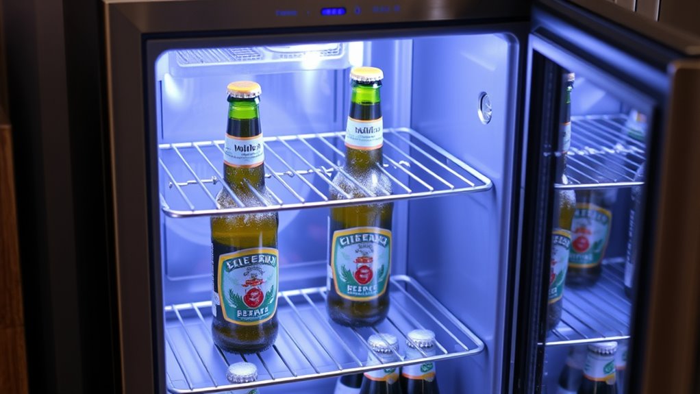 mini fridge beer selection
