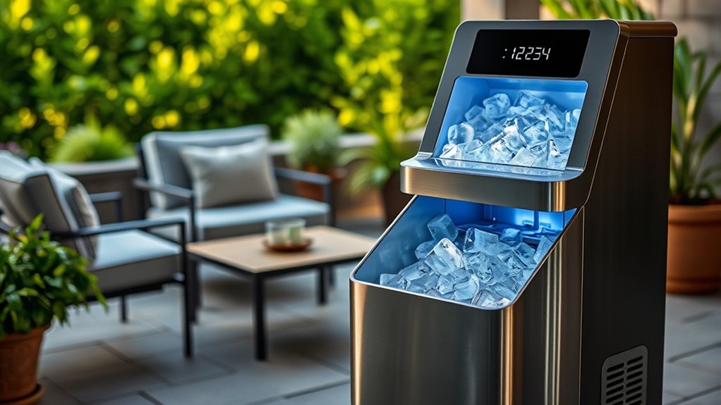 outdoor ice maker considerations