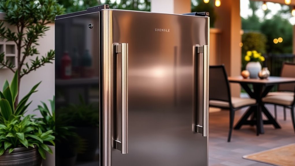 outdoor stainless refrigerator considerations