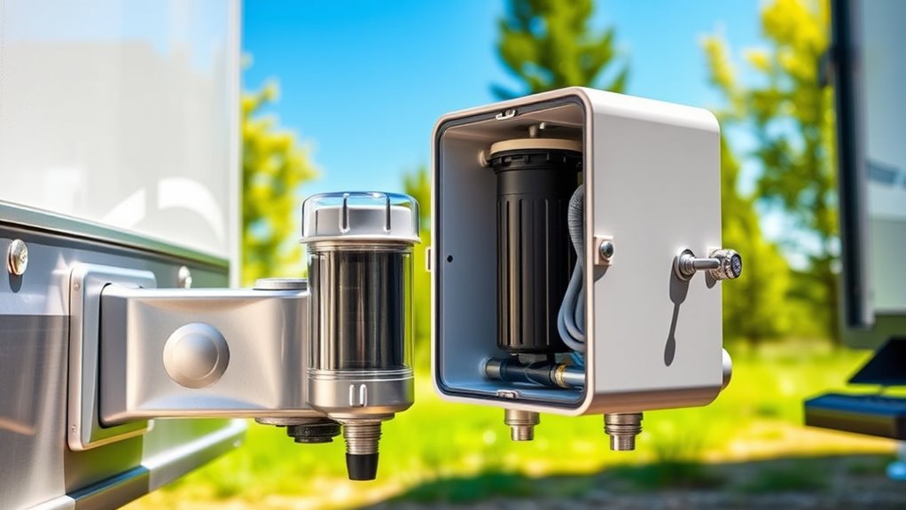 portable rv water softener considerations