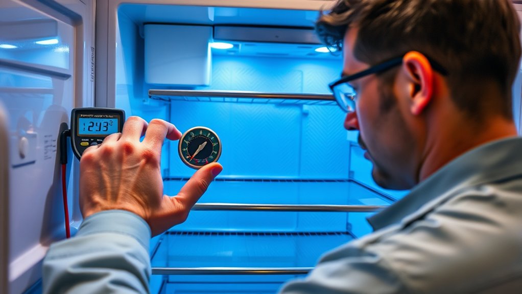prepare refrigerator for calibration
