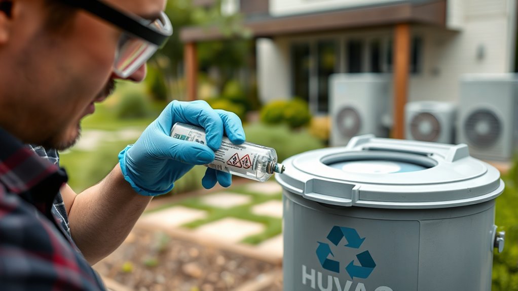 proper refrigerant disposal prevents environmental harm