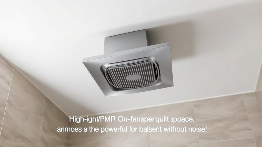 quiet efficient bathroom fans