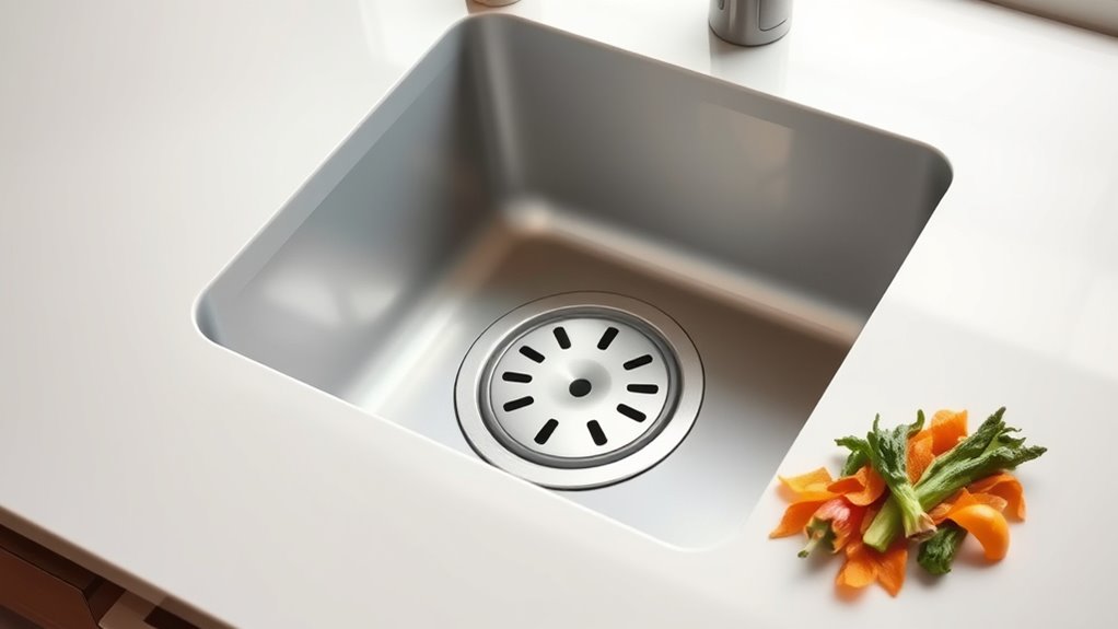 quiet garbage disposal options