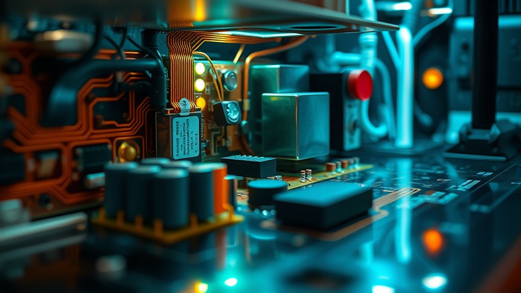 rapid switching creates harmonic currents