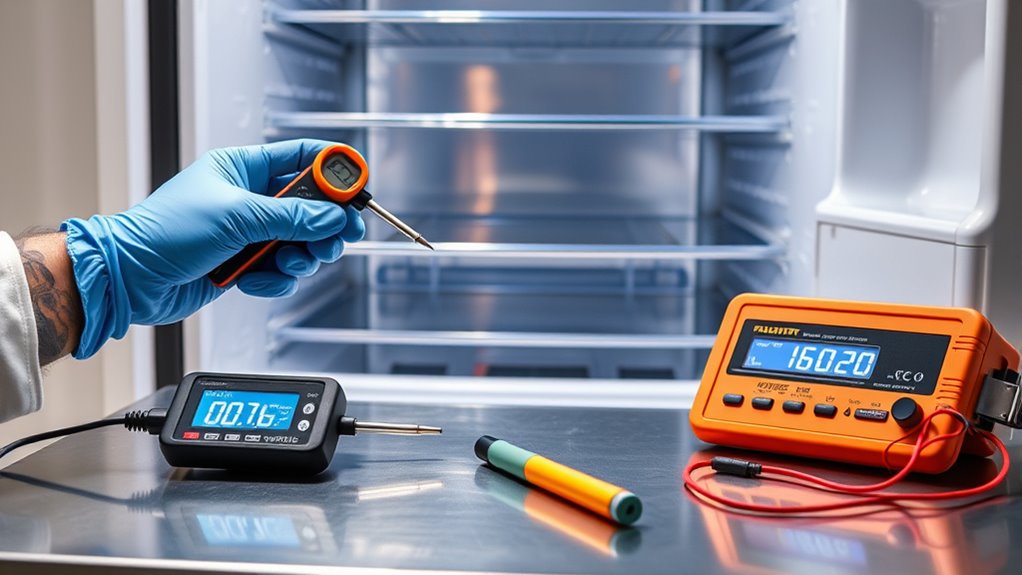 refrigerator troubleshooting and calibration