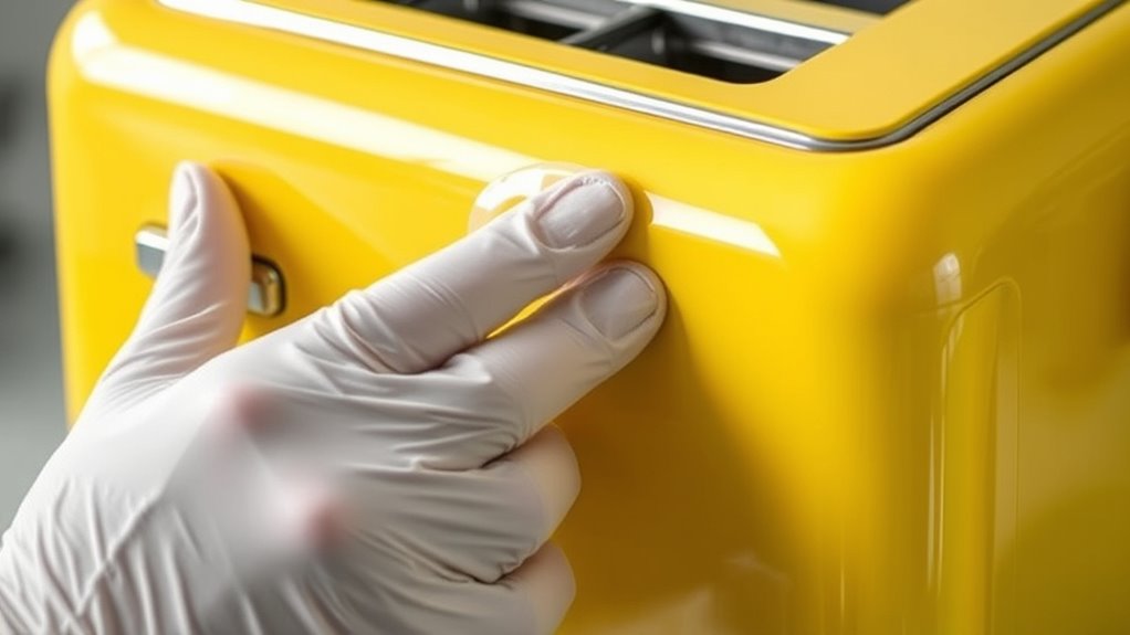 regular cleaning prevents discoloration