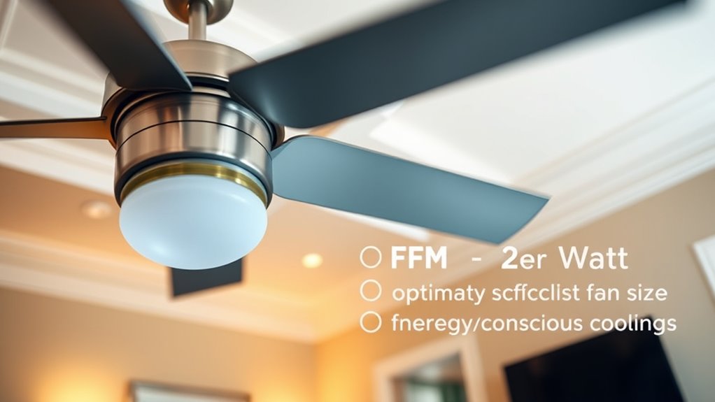 select appropriate fan size