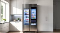 smart refrigerators with screens