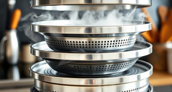 steam distribution in food steamers