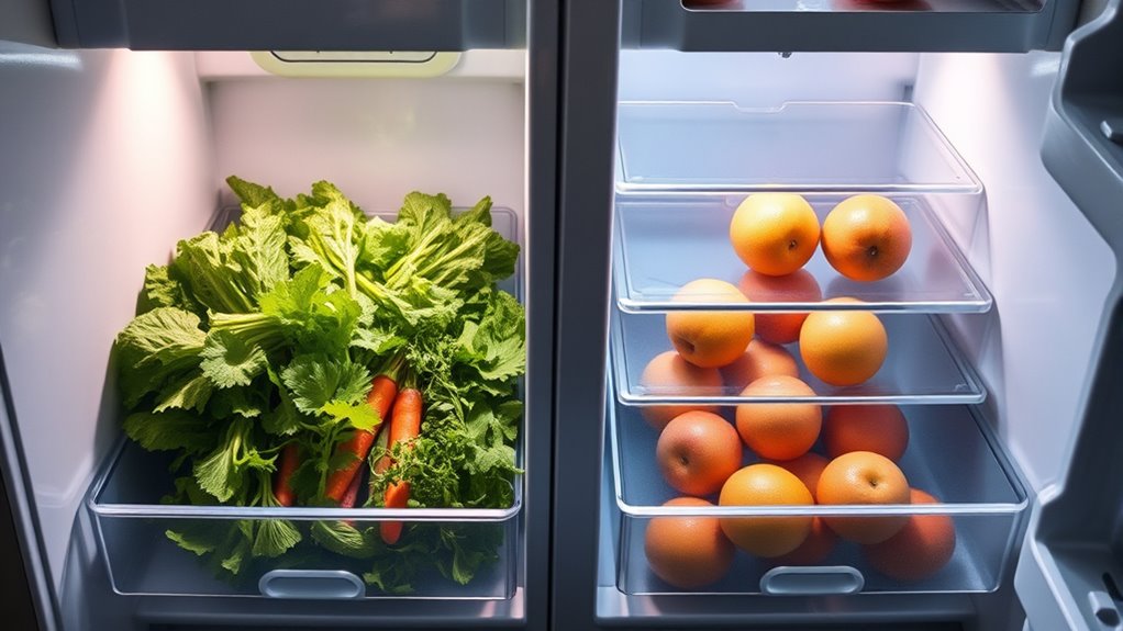 store leafy greens moisture