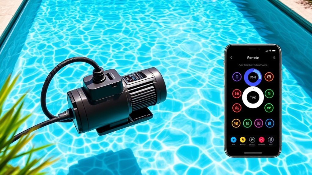 top app controlled pool pumps