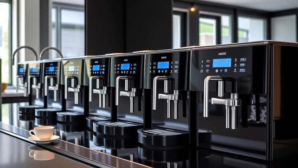 top built in coffee machines