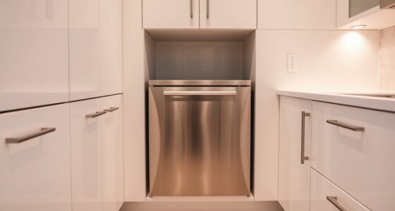 top built in trash compacting options