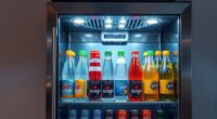 top glass beverage coolers
