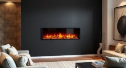 top modern electric fireplace options
