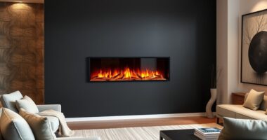 top modern electric fireplace options