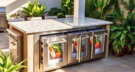 top outdoor refrigerator drawer options