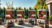 top outdoor rotisserie grills