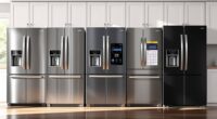 top side by side refrigerators