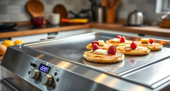 top stainless steel electric griddles