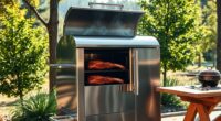 top stainless steel smokehouses