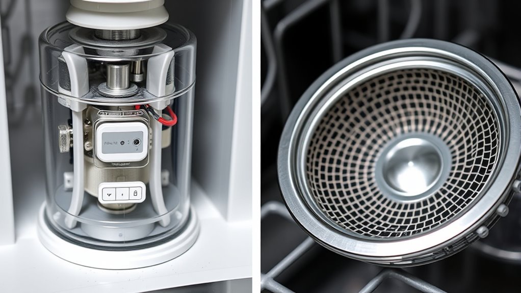 types of dishwasher filters