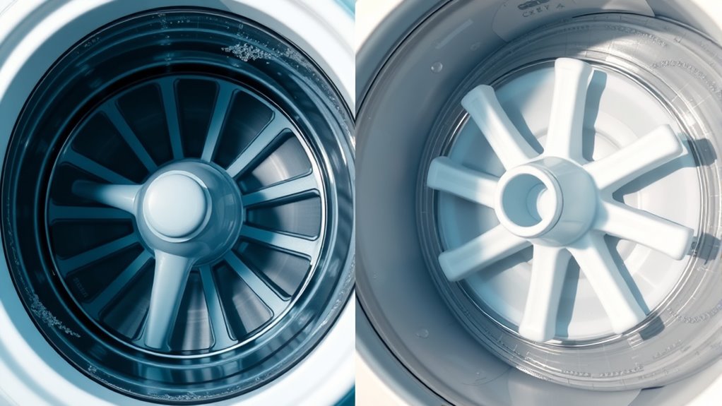 washer agitator vs impeller