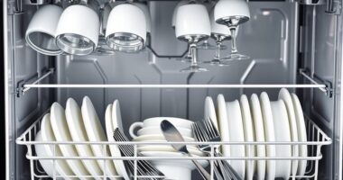 arrange dishes correctly efficiently