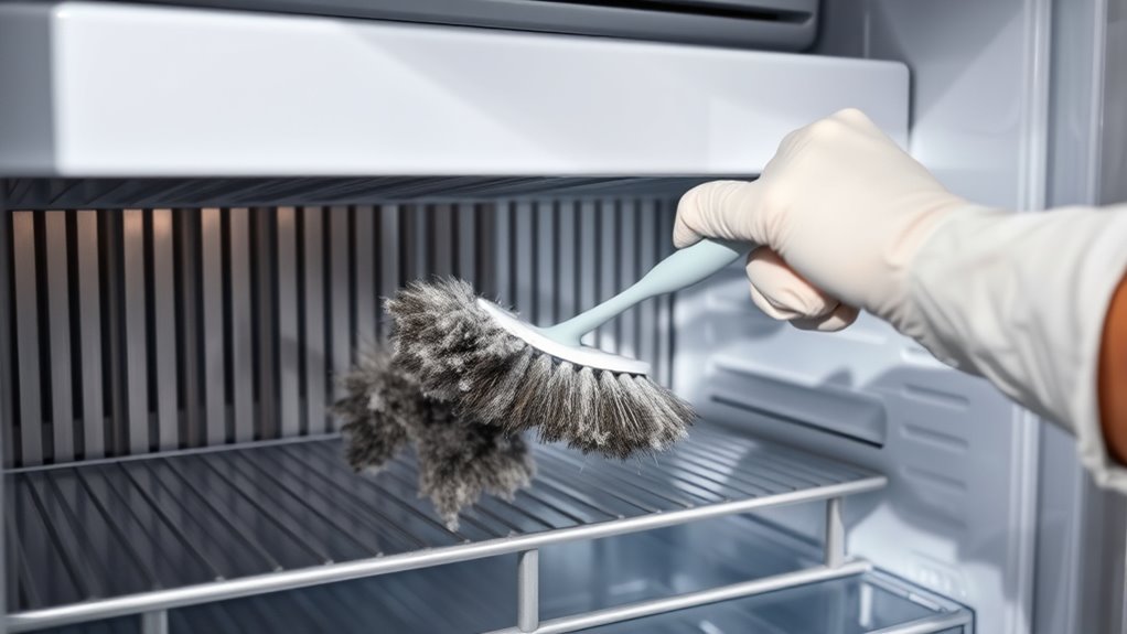 clean coils regularly for efficiency