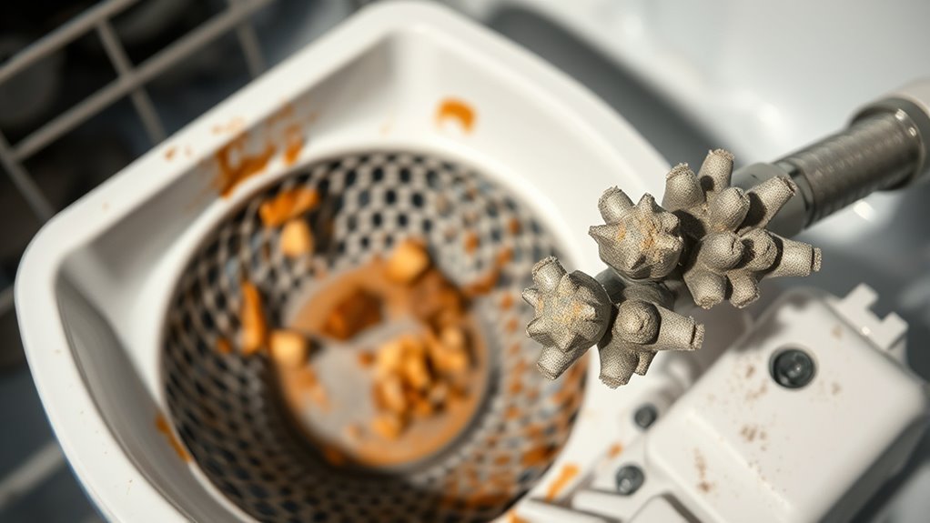 clean filters and spray arms