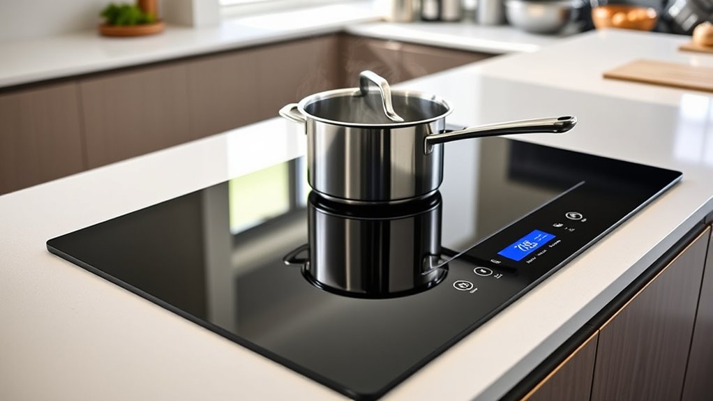 efficient safe induction cooking