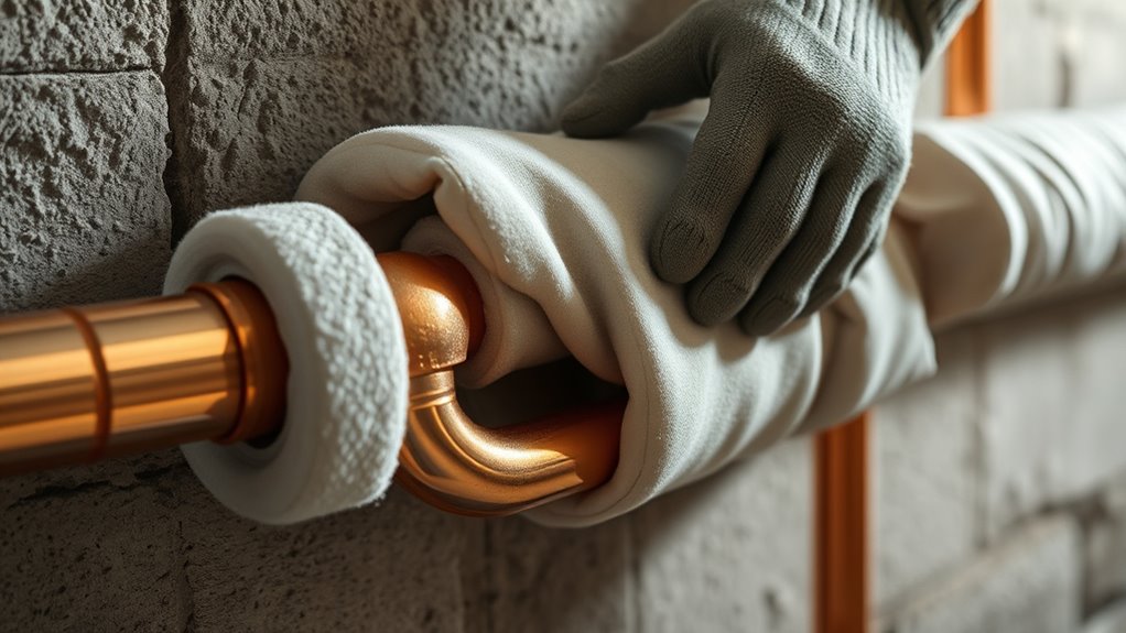 insulate pipes to save