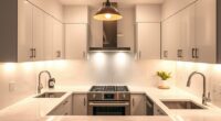 lighting enhances kitchen safety