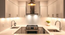 lighting enhances kitchen safety