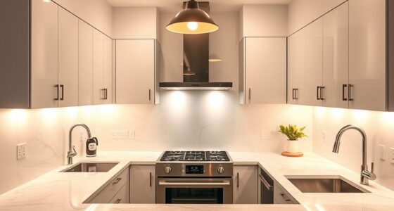 lighting enhances kitchen safety