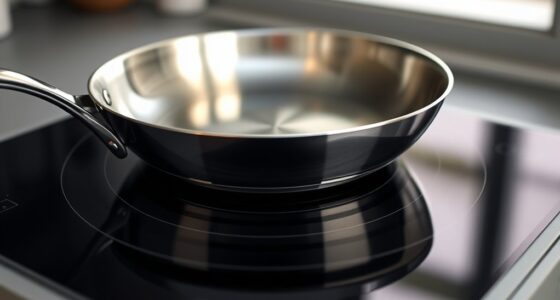 magnetic ferrous heat efficient cookware