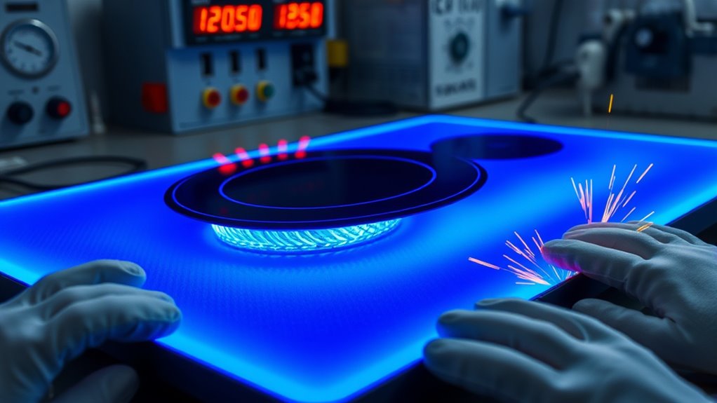 magnetic induction heats metals