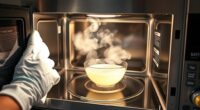microwave cleaning safety tips