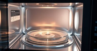 microwave radiation heats food