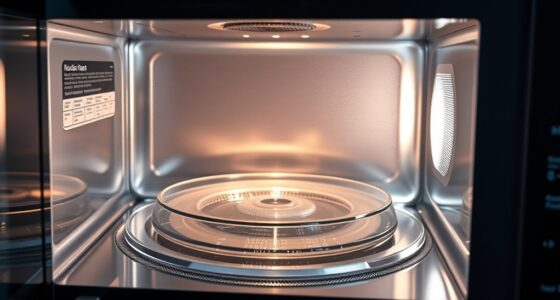 microwave radiation heats food